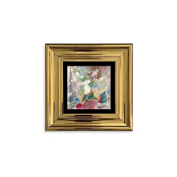 Kadın Çerçeveli Taş Tablo 20 cm