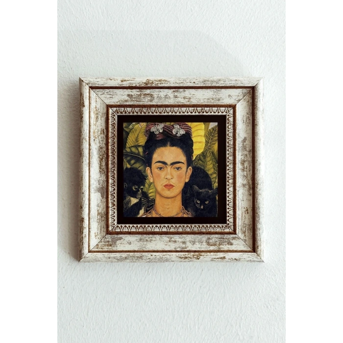 Kadın Çerçeveli Taş Tablo , Çerçeveli Taş Duvar Dekoru-enkcrcvtbl-00158 20 cm