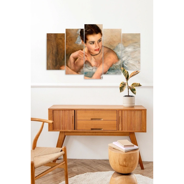 Kadın Gelinlik 5 Parçalı Mdf Tablo 60 x 100