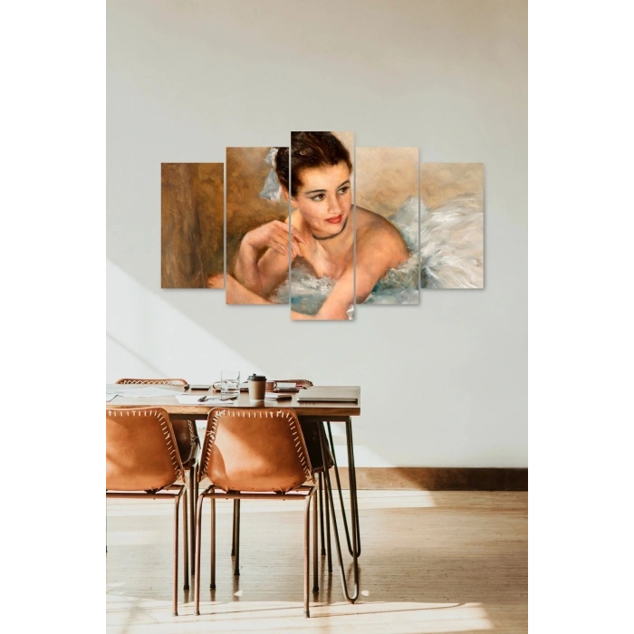 Kadın Gelinlik 5 Parçalı Mdf Tablo 60 x 100