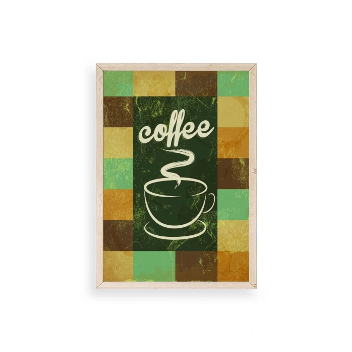 Kahve Ahşap Çerçeveli Tablo 17 x 23