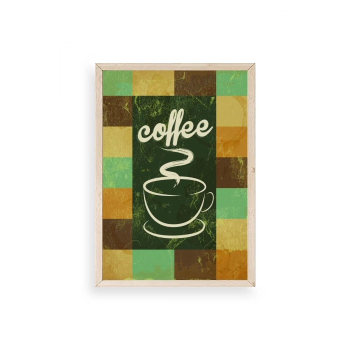 Kahve Ahşap Çerçeveli Tablo 23 x 30