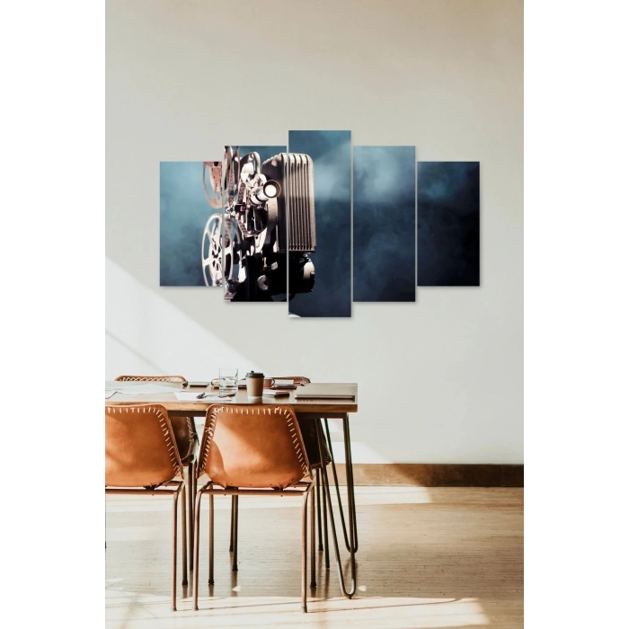 Kamera Manzarası 5 Parçalı Mdf Tablo 60 x 100