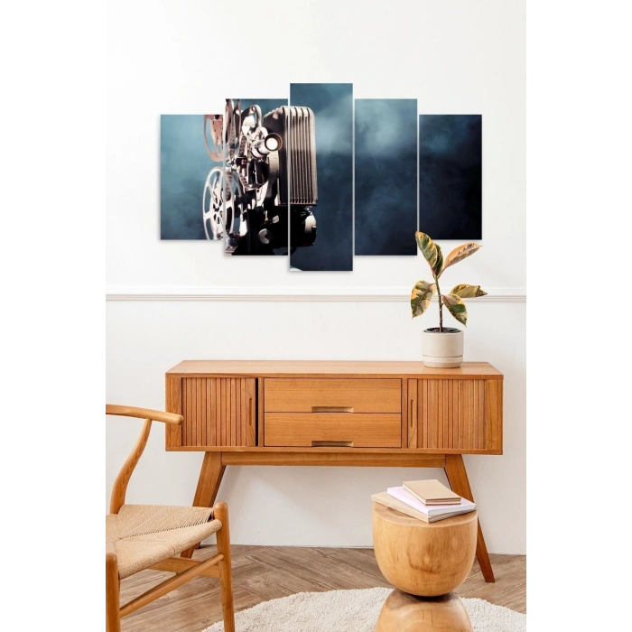 Kamera Manzarası 5 Parçalı Mdf Tablo 60 x 100