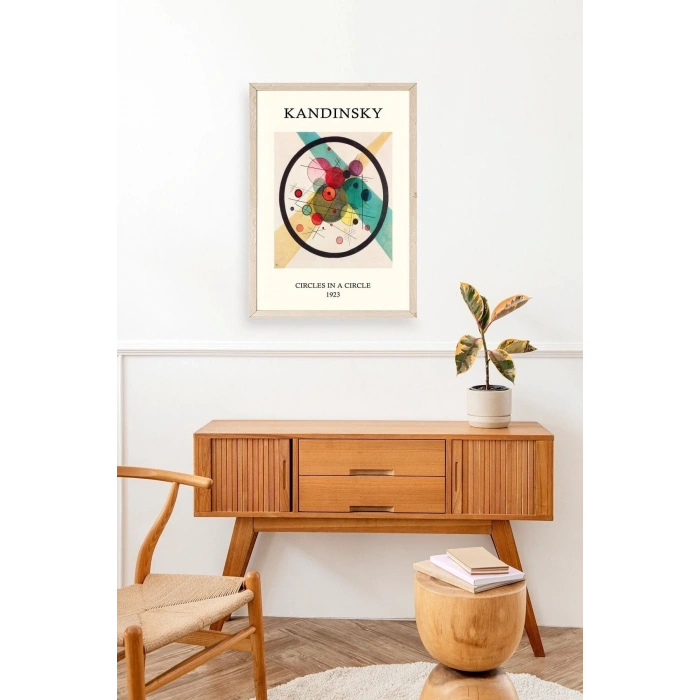 Kandinsky Ahşap Çerçeveli Tablo 23 x 30