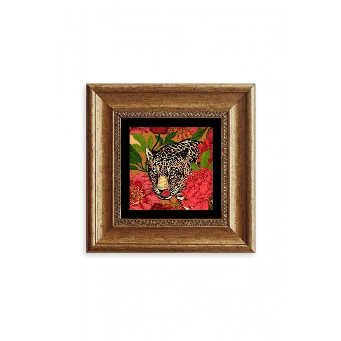 Kaplan Çerçeveli Taş Tablo 20 cm