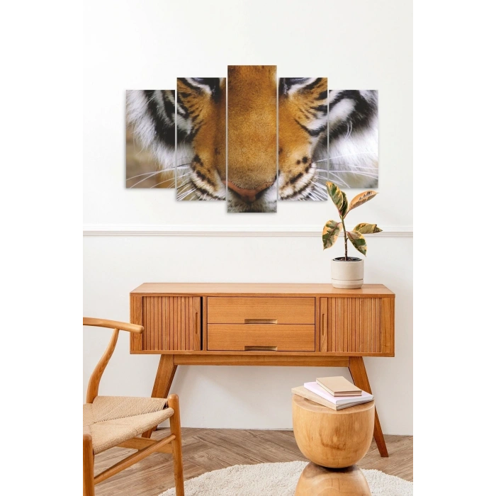 Kaplan Manzara 5 Parçalı Mdf Tablo 60 x 100