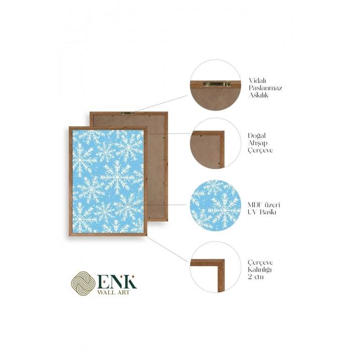 Kartopu Ahşap Çerçeveli Tablo 17 x 23