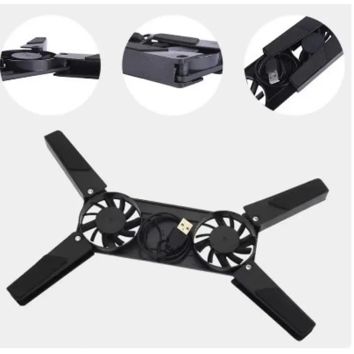 Katlanabilir Laptop Soğutucu 2 fanlı (5365)