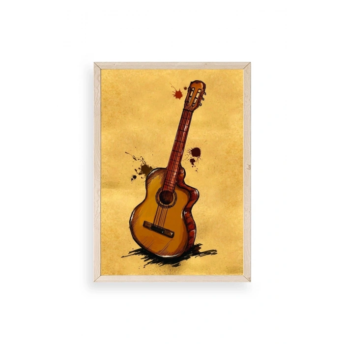 Keman Ahşap Çerçeveli Tablo 30 x 42