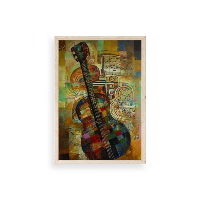 Keman Ahşap Çerçeveli Tablo 30 x 42