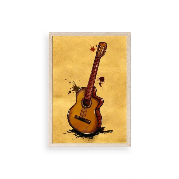 Keman Ahşap Çerçeveli Tablo 30 x 42