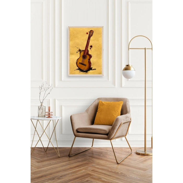 Keman Ahşap Çerçeveli Tablo 30 x 42