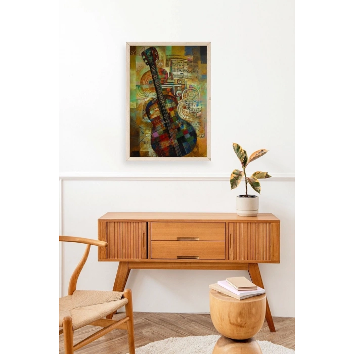 Keman Ahşap Çerçeveli Tablo 30 x 42