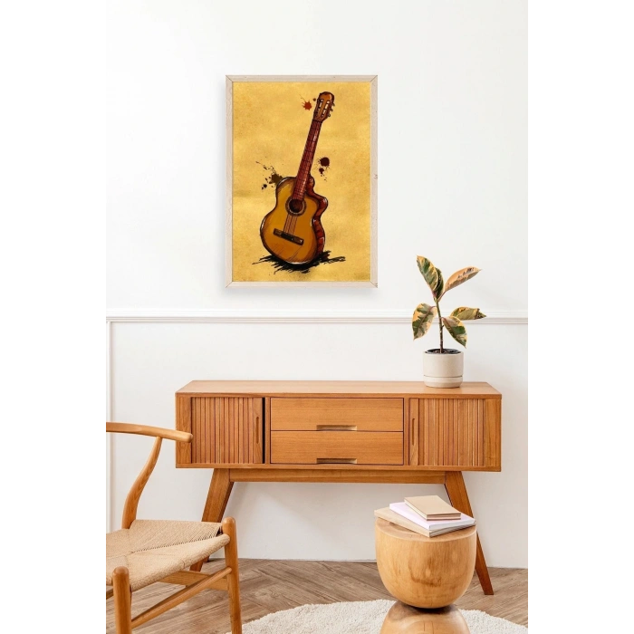 Keman Ahşap Çerçeveli Tablo 30 x 42