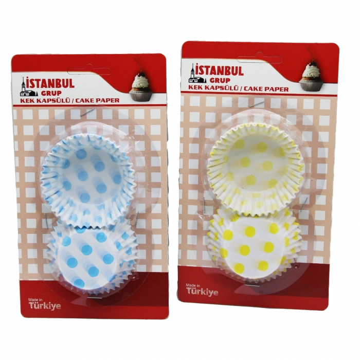 KIRMIZI KARTELA - BÜYÜK MUFFİN KAĞIT KEK KAPSÜLÜ (5365)