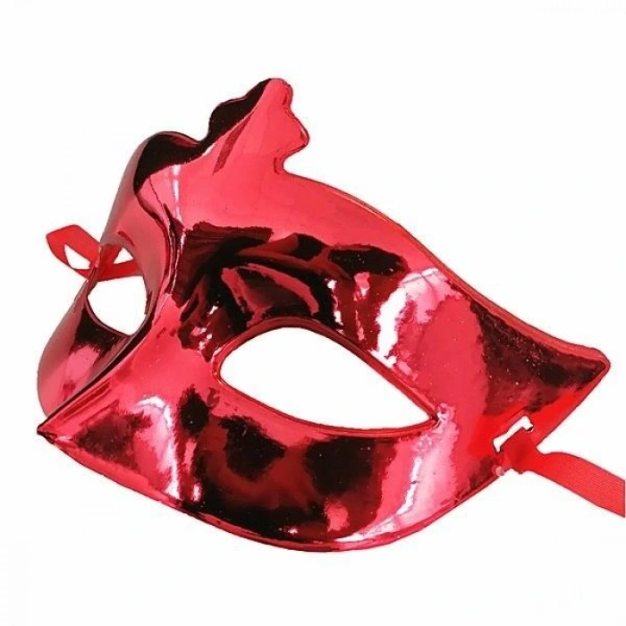 Red Color Bright Masquerade Mask