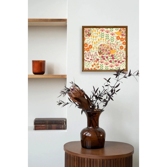 Kirpi Ahşap Çerçeveli Tablo 42 x 42