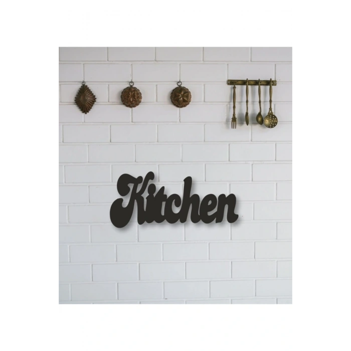 Kitchen Ahşap Tablo Mutfak Dekoru 25 cm
