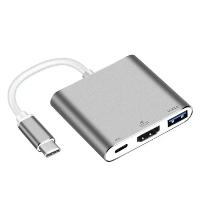 Kompakt 3ü 1 Arada Type-c Bağlantı Adaptörü