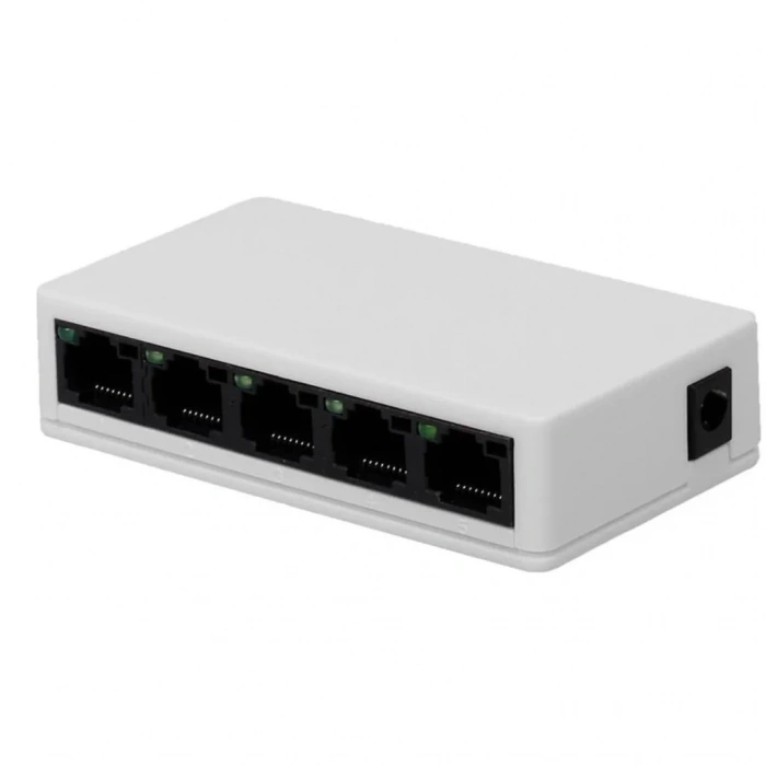 Kompakt 5 Port Ethernet Switch Hızlı Veri Transferi