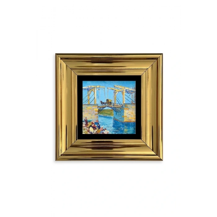 Köprü Çerçeveli Taş Tablo 20 cm