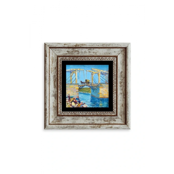 Köprü Çerçeveli Taş Tablo 20 cm