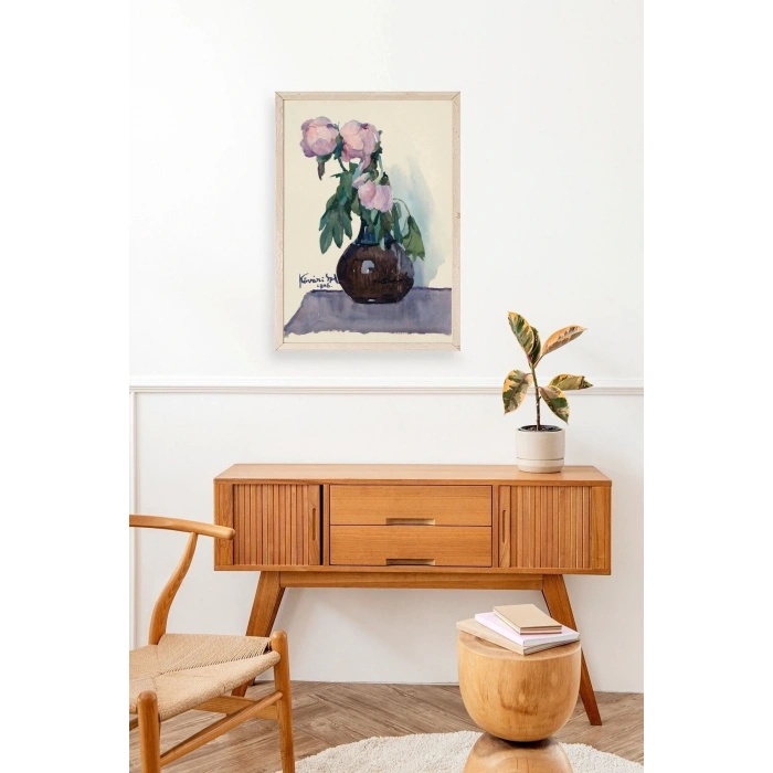 Kövári Ka?marik Ahşap Çerçeveli Tablo 17 x 23