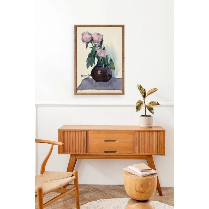 Kövári Ka?marik Ahşap Çerçeveli Tablo 17 x 23