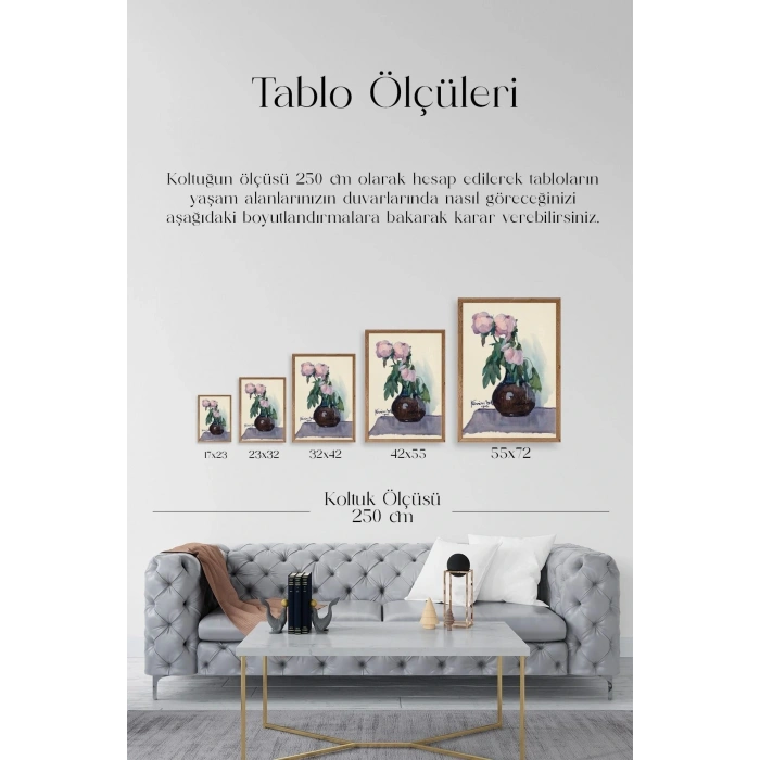 Kövári Ka?marik Ahşap Çerçeveli Tablo 23 x 30