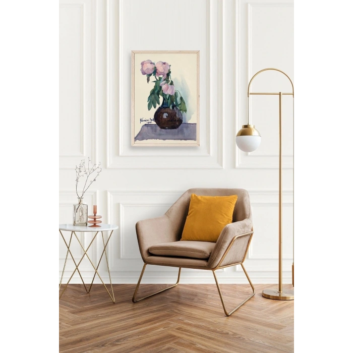 Kövári Ka?marik Ahşap Çerçeveli Tablo 30 x 42