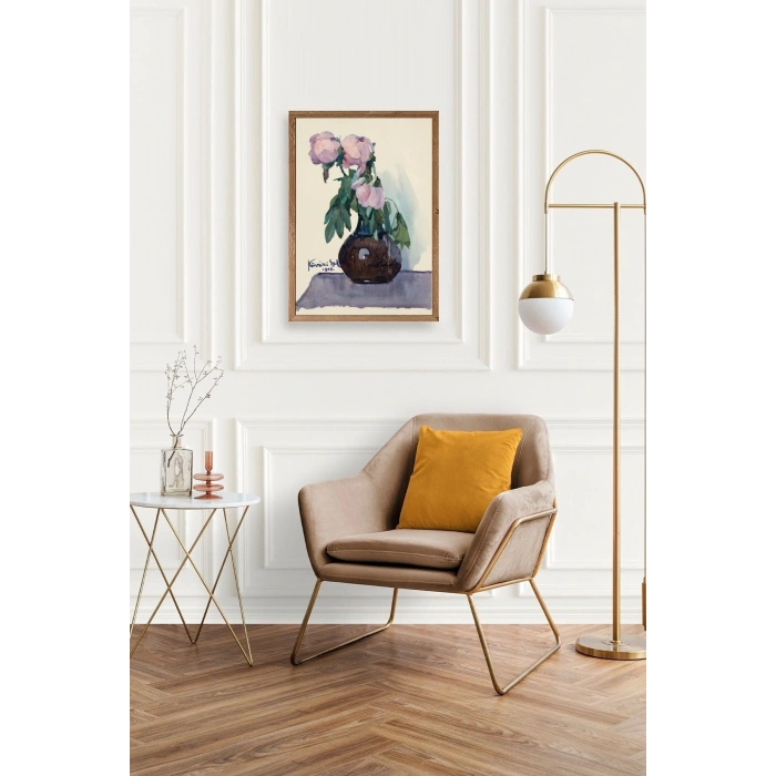 Kövári Ka?marik Ahşap Çerçeveli Tablo 30 x 42