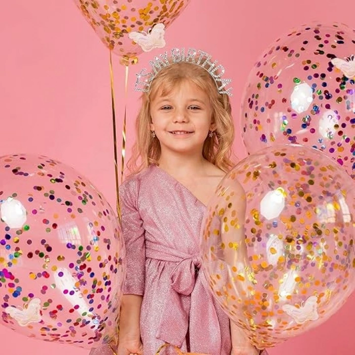 Crystal Stone Silver Color Birthday Crown