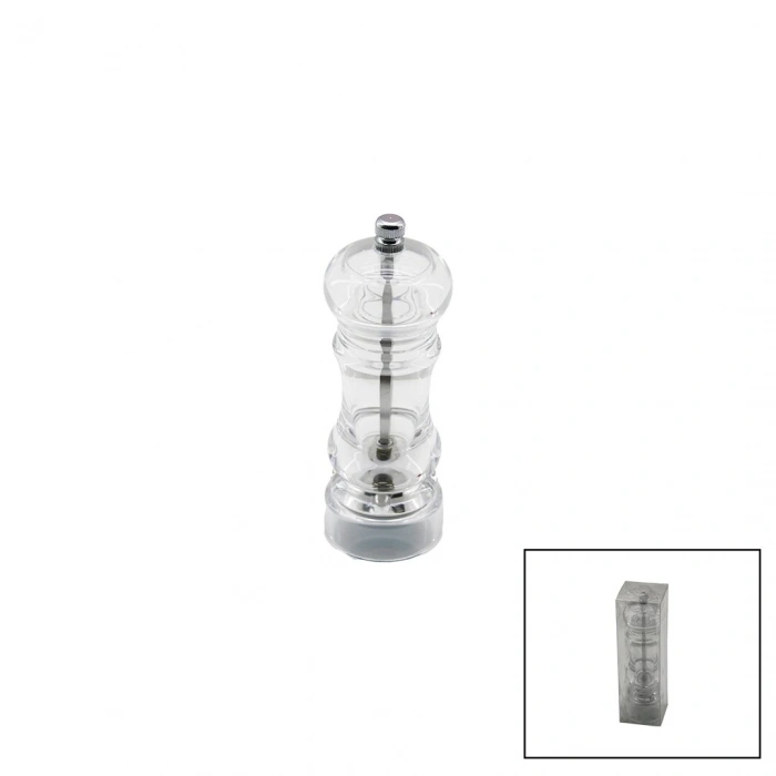 KÜÇÜK   ŞEFFAF MİKA KRİSTAL PLASTİK  BAHARAT ÖĞÜTÜCÜ (5365)