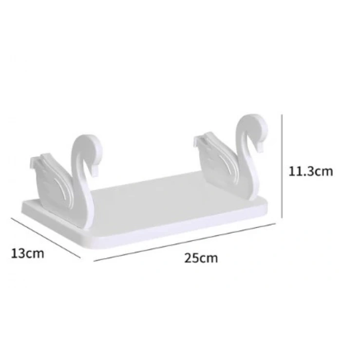 Kuğu Tasarımlı Kendinden Yapışkanlı Raf (5365)