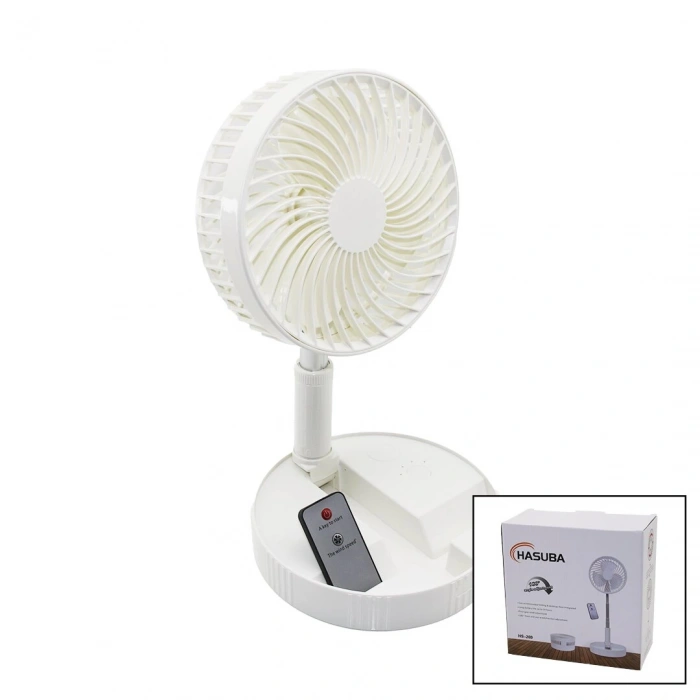 KUMANDALI MİNİ FAN M.ÜSTÜ VANTİLATÖR KATLANIR FAN=19.7CM - UZAYAN AYAK=35-102CM TELEFONLUKLU USB ŞARJ (5365)