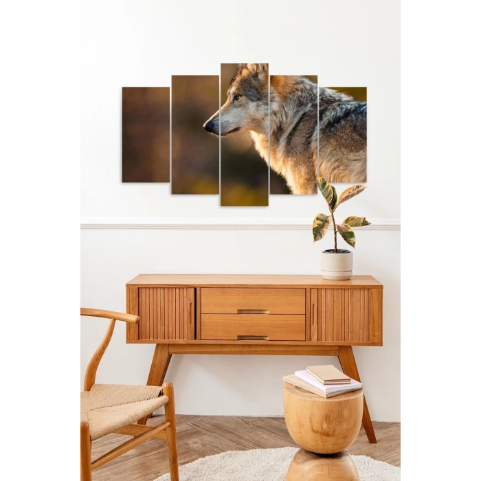 Kurt 5 Parçalı Mdf Tablo 60 x 100