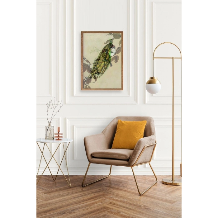 Kuş Ahşap Çerçeveli Tablo 30 x 42