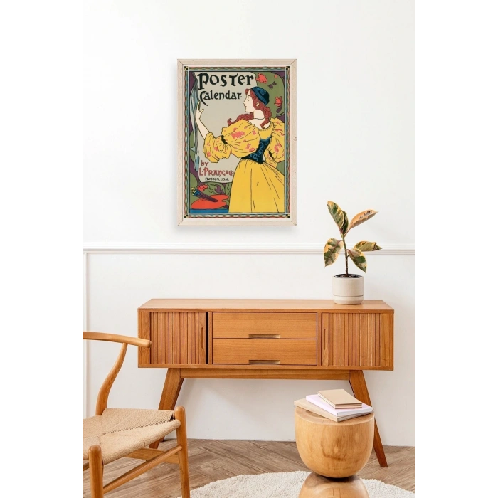 L. Prang Ahşap Çerçeveli Tablo 50 x 70