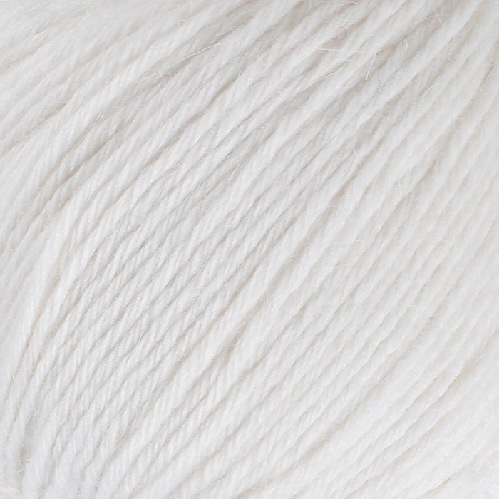 La Mia Angora 50gr White Hand Knitting Yarn - L001 - 33804