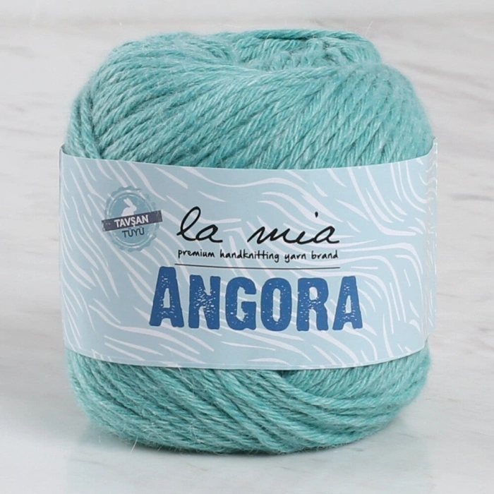 La Mia Angora 50gr Mint Green Hand Knitting Yarn - L130 - 33805