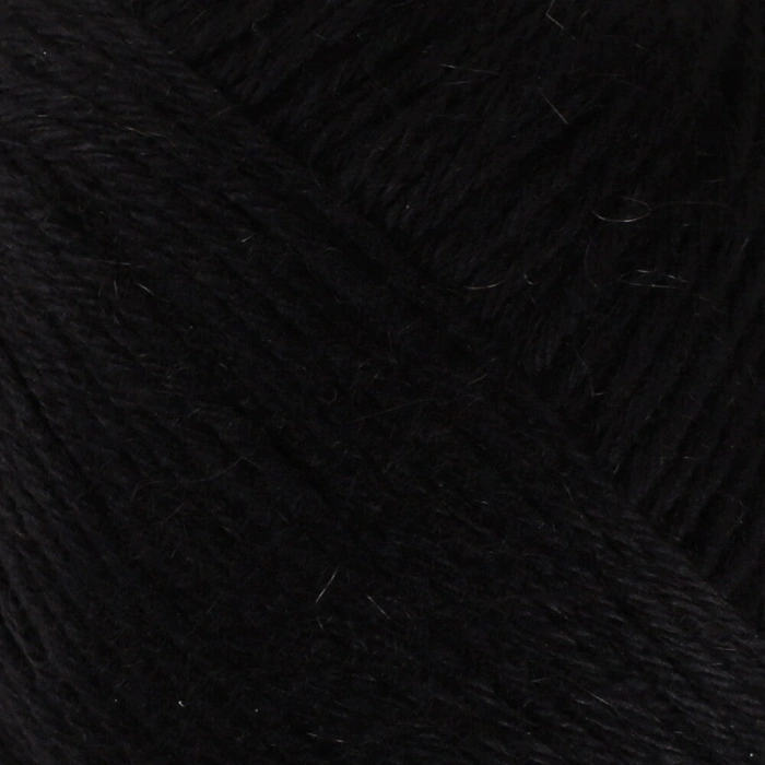 La Mia Angora 50gr Black Hand Knitting Yarn - L006 - 33810