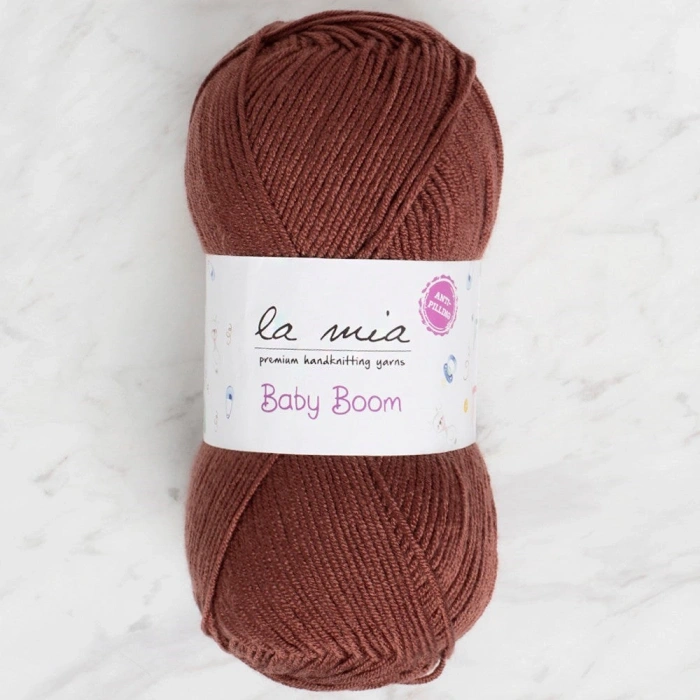 La Mia Baby Boom Brown Hand Knitting Yarn - 1892 - 34115