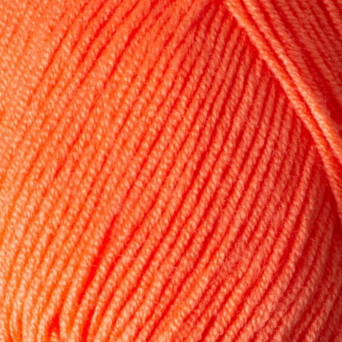 La Mia Baby Boom Neon Orange Hand Knitting Yarn - 1212 - 34109