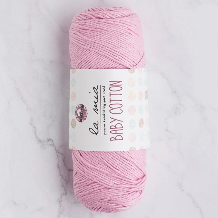 La Mia Baby Cotton Lila El Örgü İpi - L042 - 33637