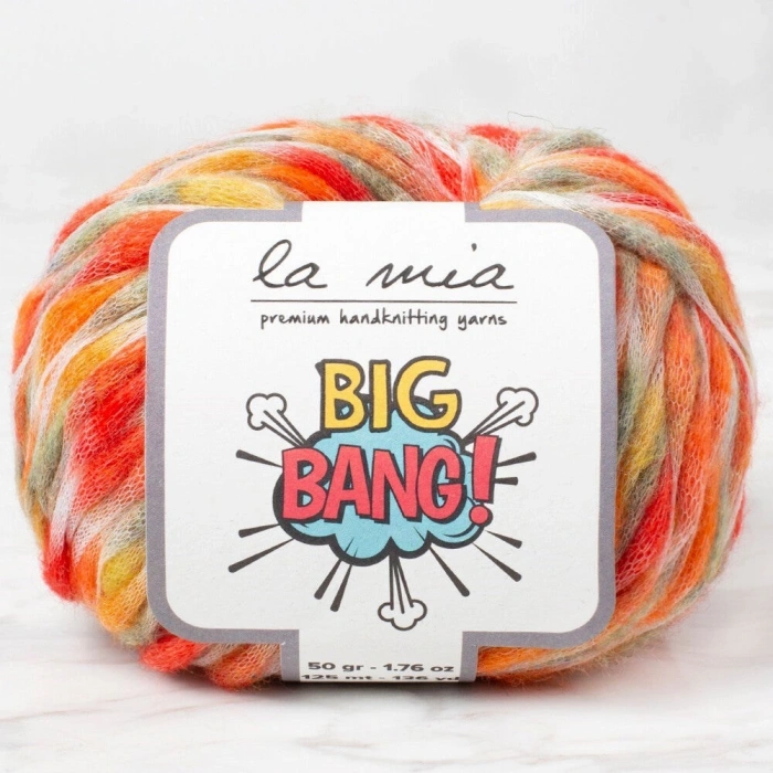 La Mia Big Bang Marbled Hand Knitting Yarn - LBB01 - 34231