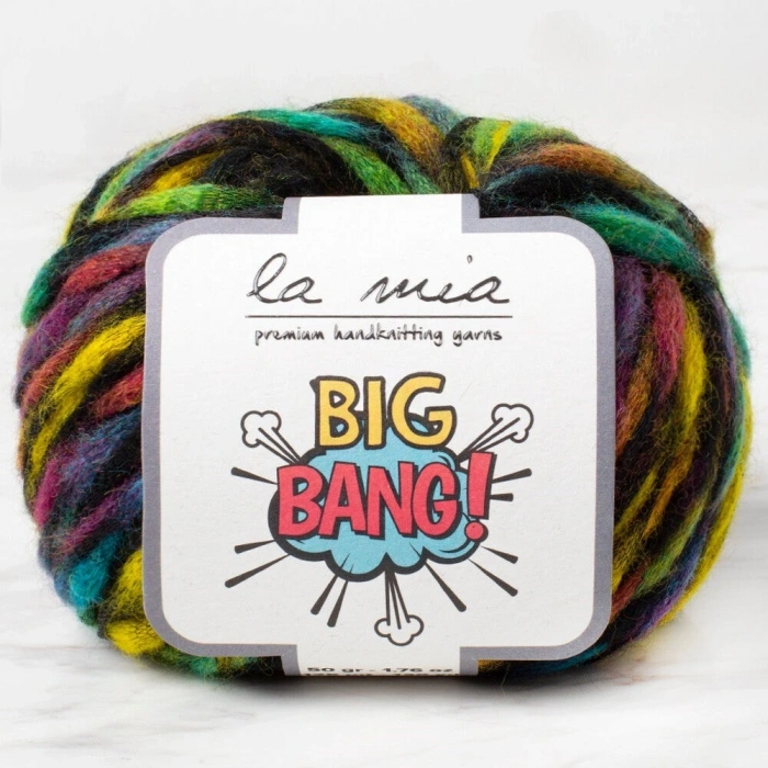 La Mia Big Bang Marbled Hand Knitting Yarn - LBB07 - 34233