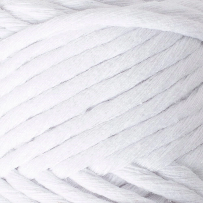 La Mia Boho White Twisted Macrame Cord - L001 - 33994