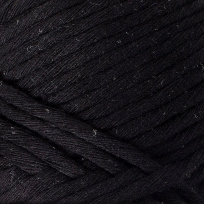 La Mia Boho Black Twisted Macrame Yarn - L006 - 33997