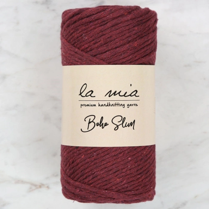 La Mia Boho Slim Bordo El Örgü İpi -L065 - 34200